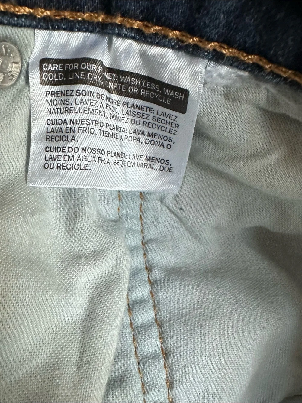 Levi's Straight Leg Dark Wash Blue Jeans 34x34